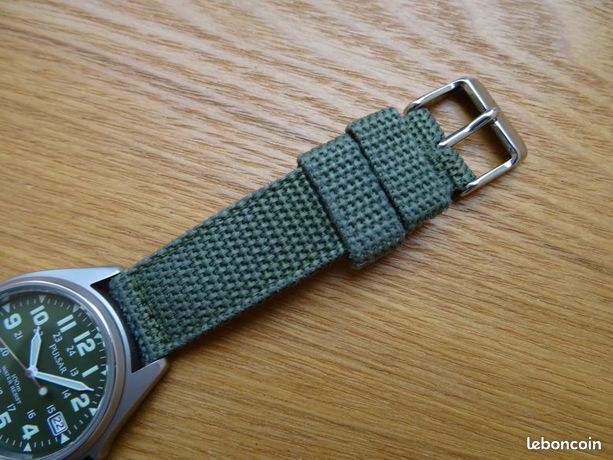Montre Seiko Militaire – Réf. 7N33-6050 – Jour/Date – Étanche 10 Bar – Pile & Verre Neufs – Occasion Rare