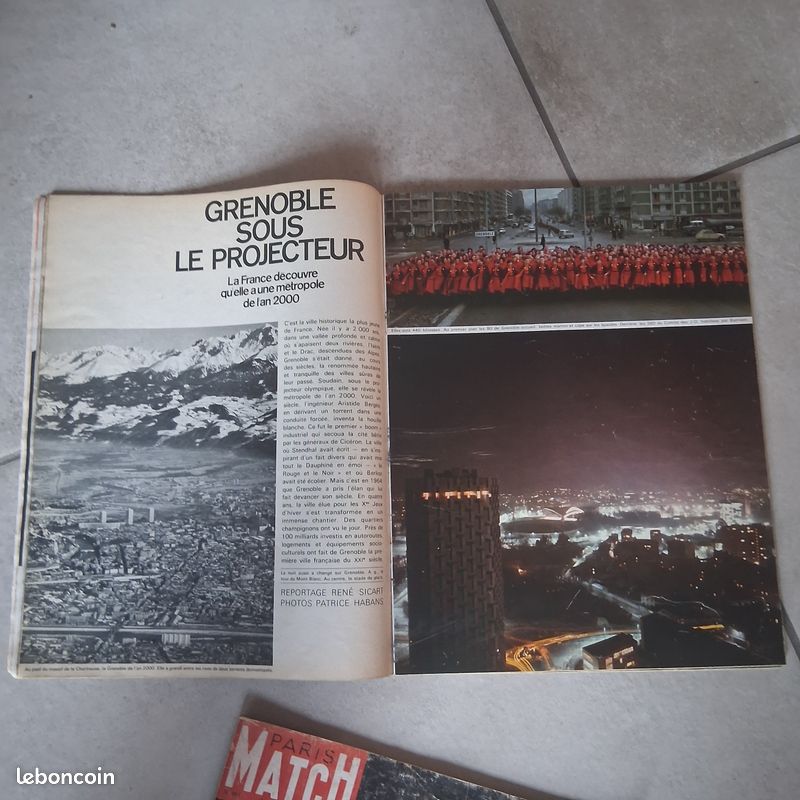 Paris Match n° 985 du 24 février 1968 - J.O. de Grenoble 1968