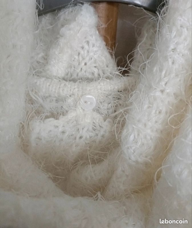 Pull en poil doux+snood amovible assorti T.XS (image 11)