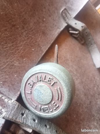 Sonnette De Vélo Ancienne - Fabriquée En France - Argenté - Occasion