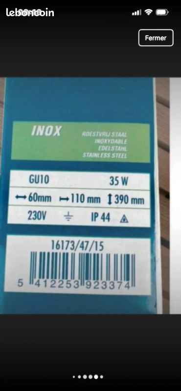 Éclairage paysager inox (image 7)