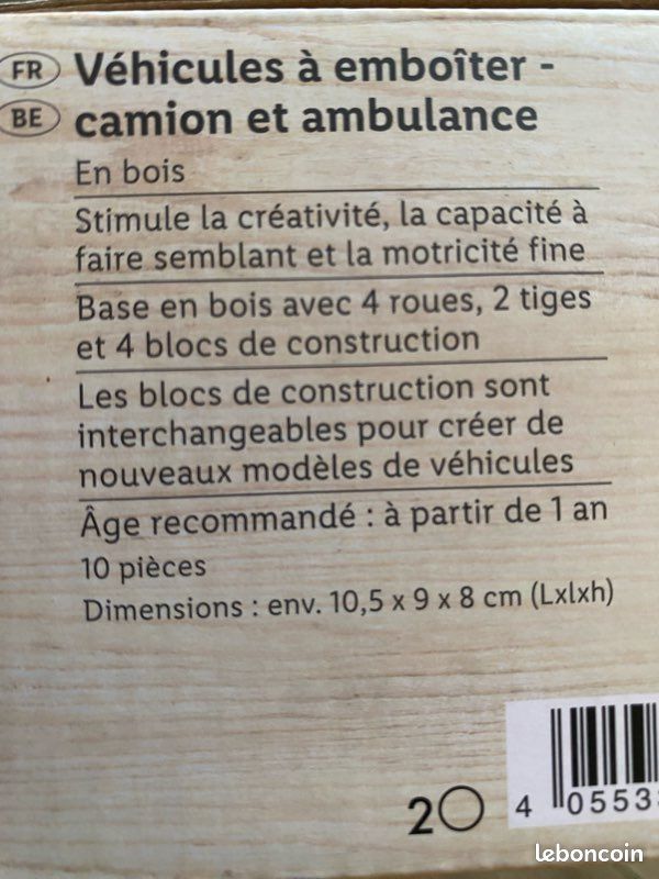 Camions en bois à emboîter (image 7)