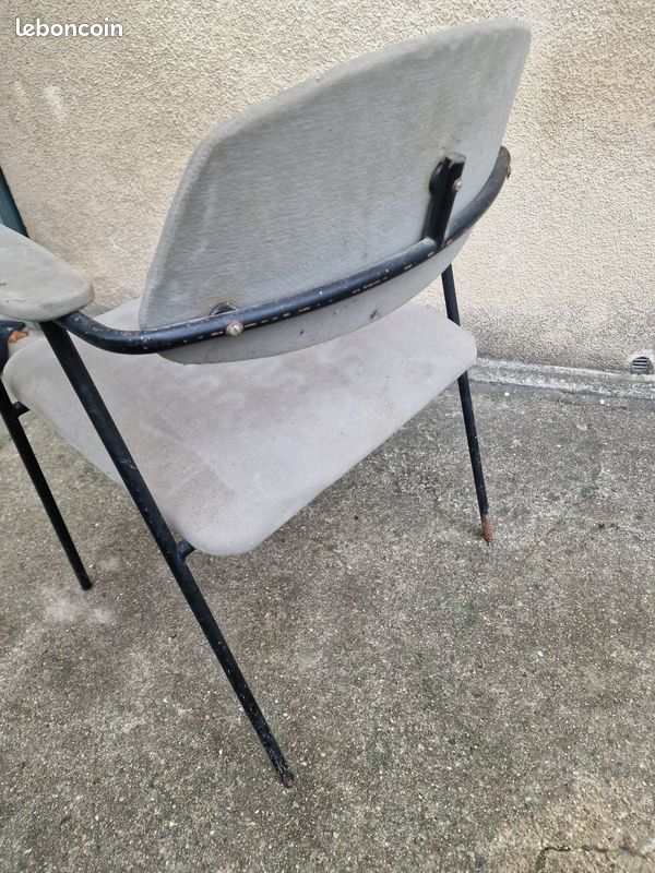 Fauteuil steiner annees 50 a retapisser (image 7)