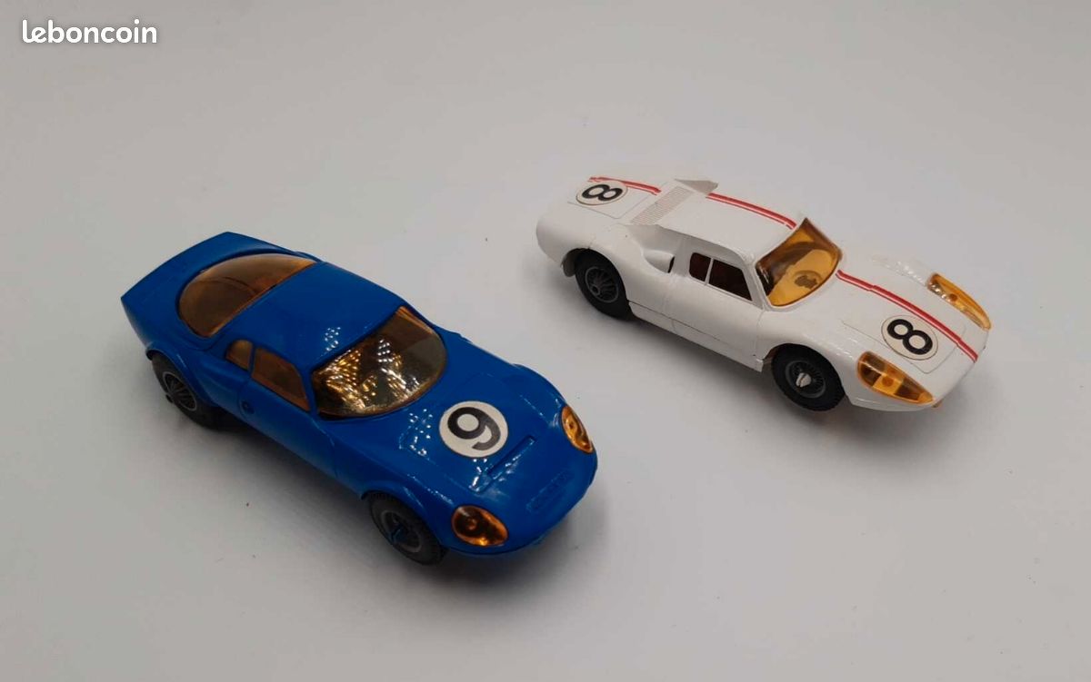 Circuit électrique Jouef Rallye – Années 60 – Matra / Porsche – Bon état – Fonctionne