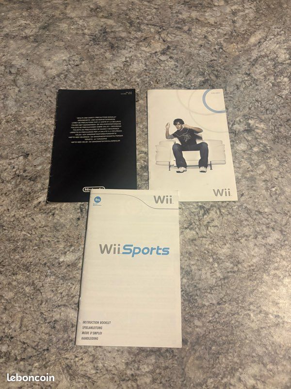 Lot Notice Console Wii Et Jeu Wii / Réf A126