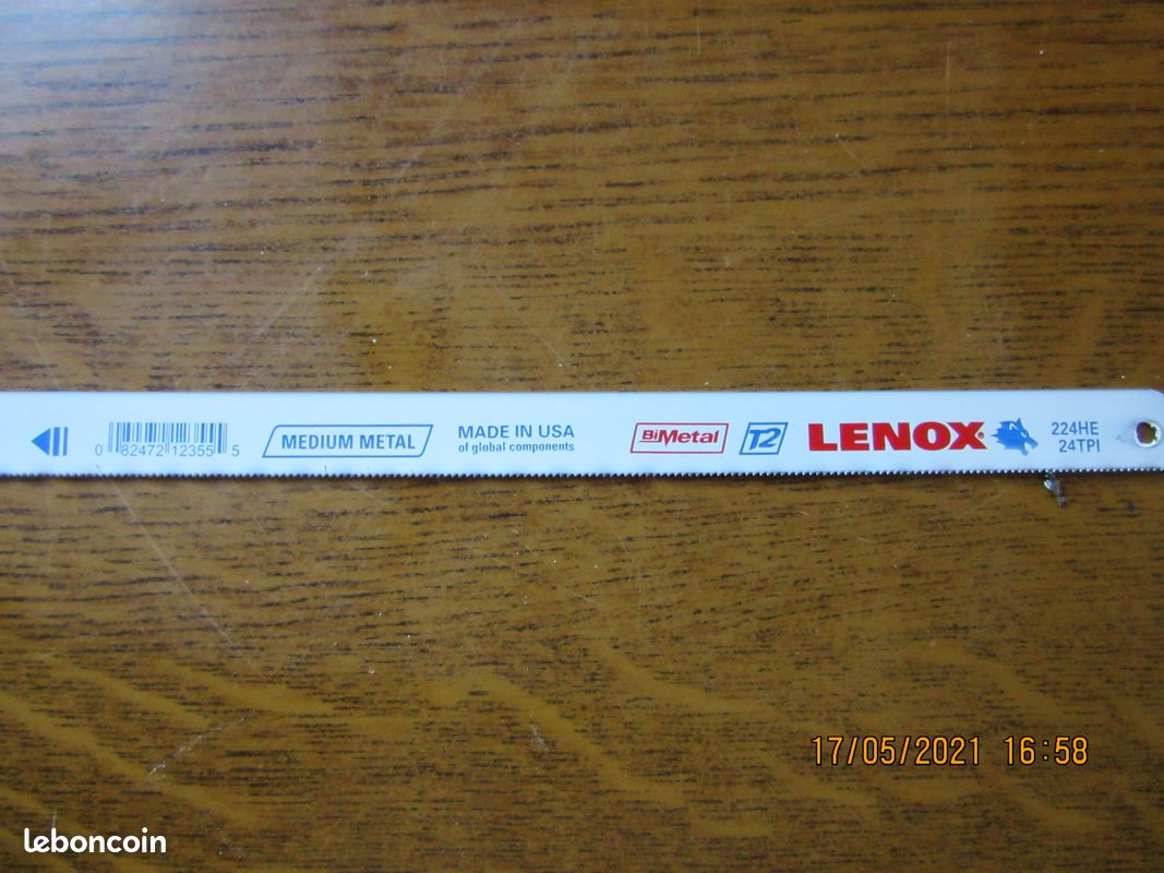 10 lames scie à métaux LENOX incassables (image 2)