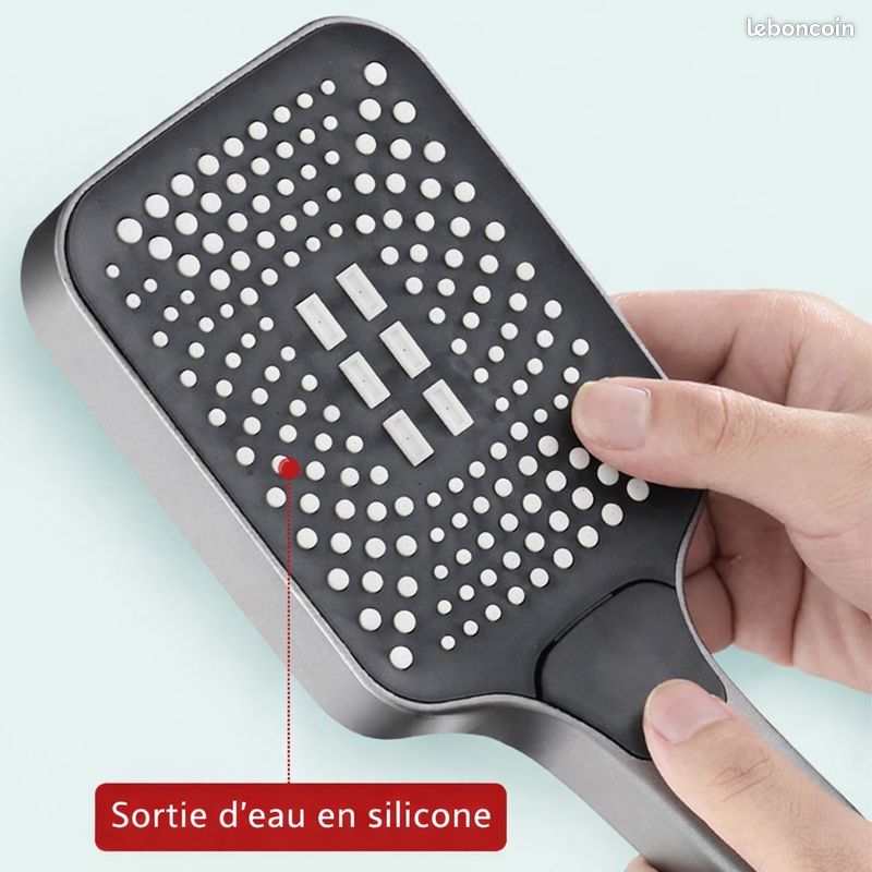 Douche 3 éléments noire (image 4)