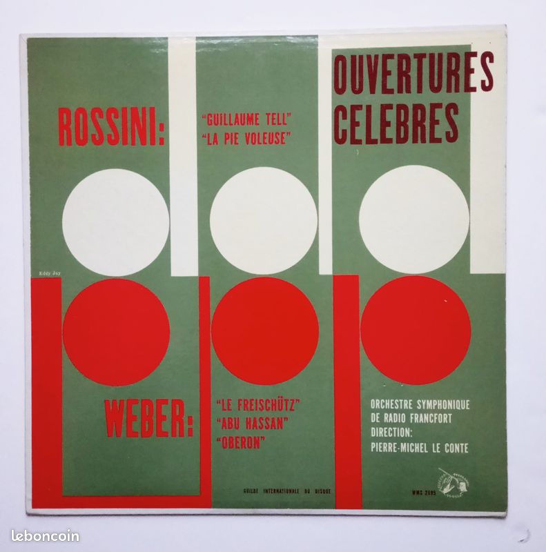 Lot de 4 vinyles Wagner Rossini Verdi ouvertures (image 4)