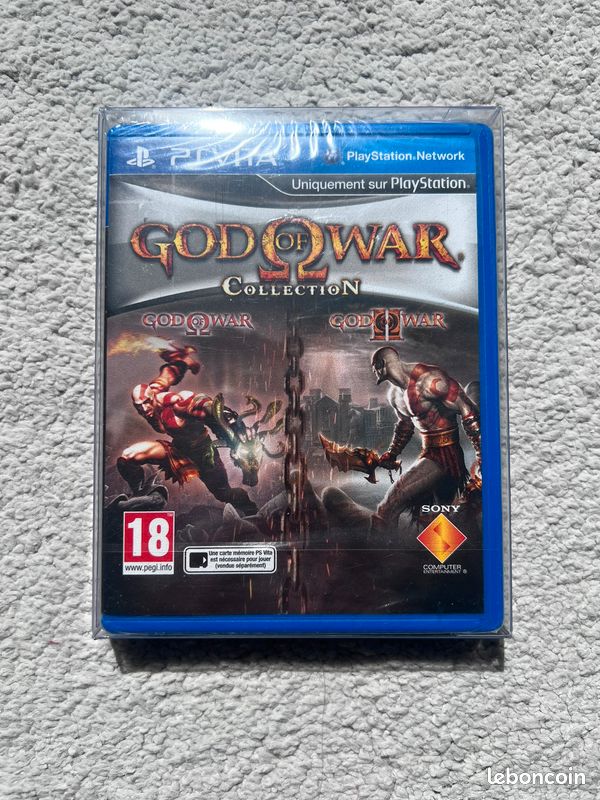 Jeu God Of War Collection Pour PS Vita - Version PAL Française, En Très Bon état