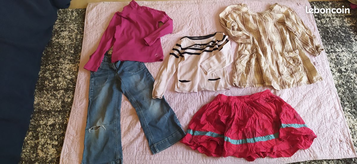 DG34 LOT 7 vêtements hiver fille 6 ans – 8 (image 2)