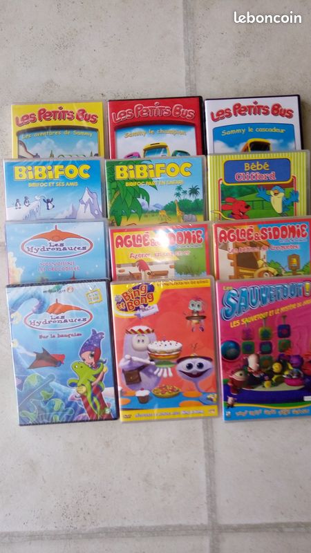 Lot de 12 DVD dessins animés - Neuf (image 1)