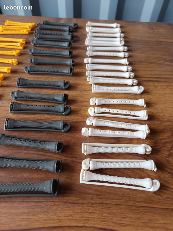 Lot bigoudis plastique (image 3)