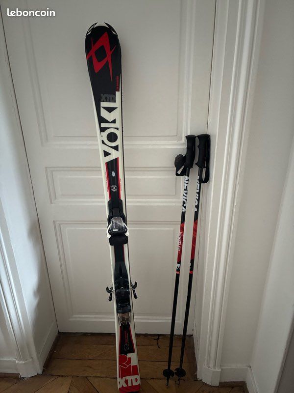 Ski occasion Volkl Alessia Flair + fixations - Qualité B 163 cm