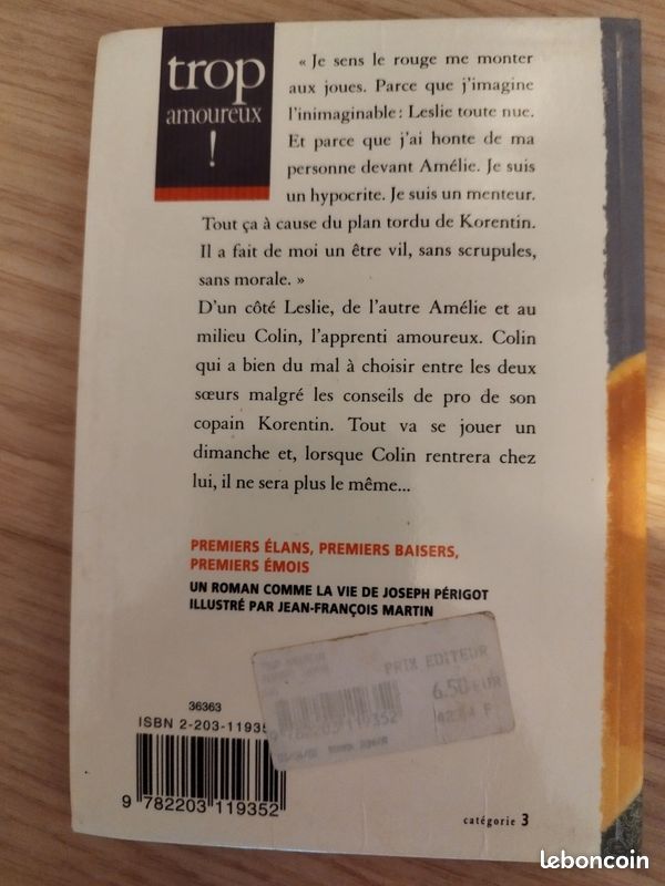 Livre jeunesse "Trop amoureux"- J. Périgot (image 2)