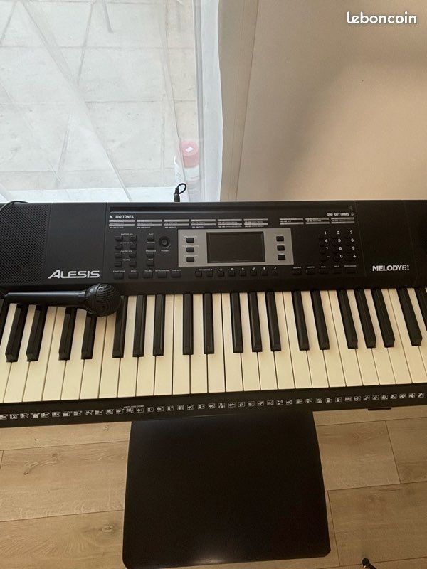 Piano Clavier Alesis Melody 61 – ensemble complet (image 2)