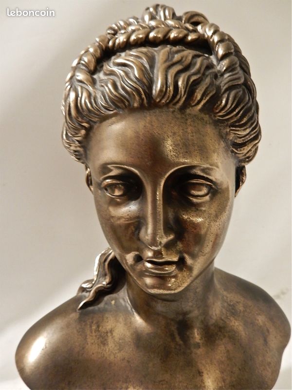 Buste de femme proserpine sculpture style romain (image 2)