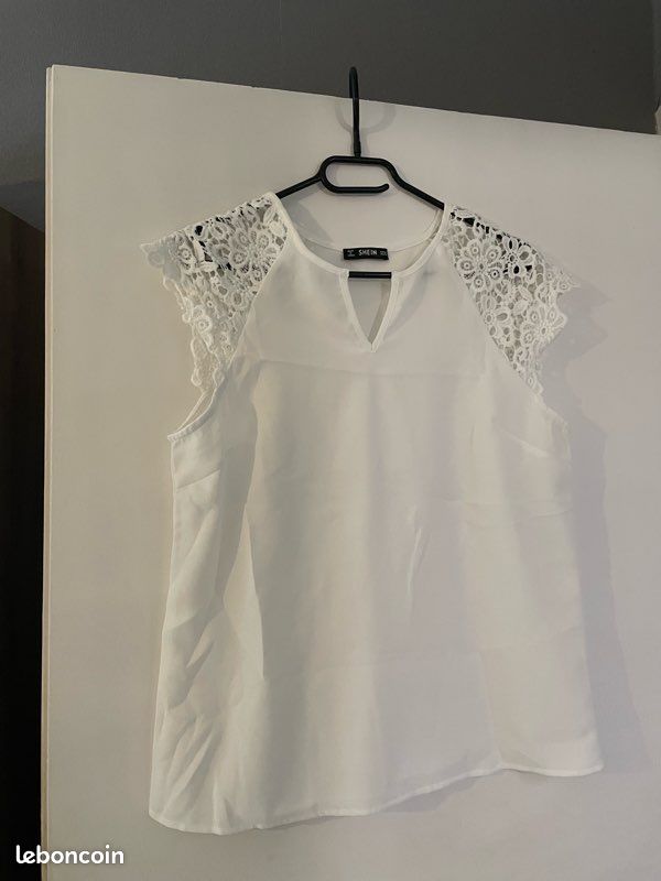 Clothes Veste Chemise Shein Shein Chemisier Dentelle Shein Blouses