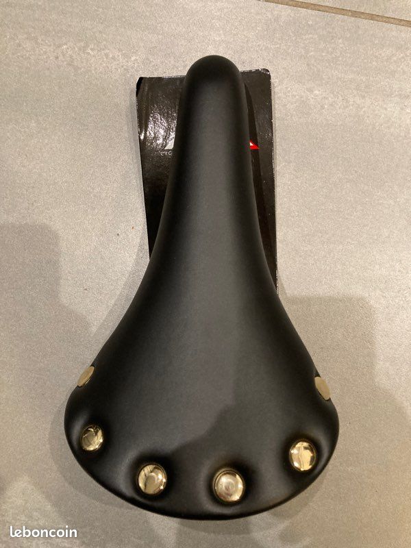 Selle Italienne Ressorts Argentés Selle Pour Vélo De Ville, Selle Cruiser Vinatge SM 110 Iris, Structure Selle Vélo Cuir Synthétique SKAI