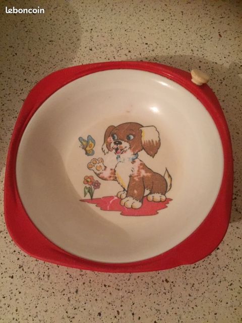 Assiette d'enfant année 70 (image 1)