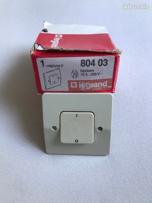 Interrupteur Ancien Neptune De La Marque Legrand - Neuf Et Made In France