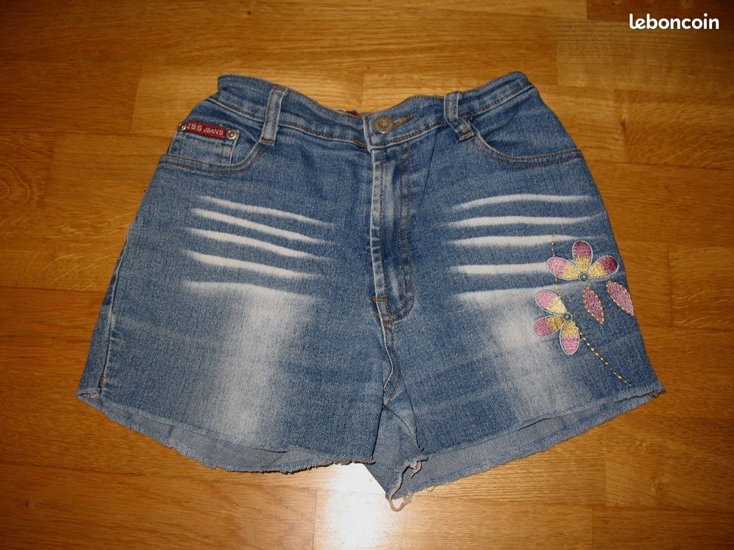 Jennyfer Short en jean - dark-blue denim/denim bleu foncé - (Seconde main
