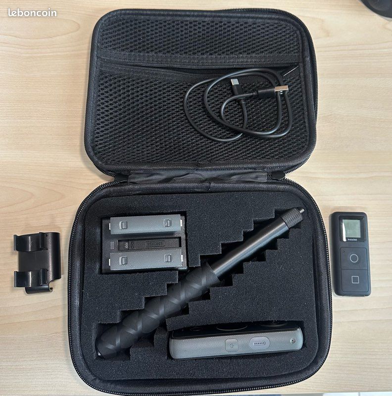 Lot Insta360 X2 + 2 Batteries + GPS + 128GB (image 8)
