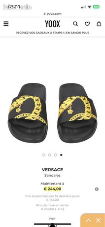 Barocco Claquette Versace Homme Claquettes Versace Palazzo Bleu