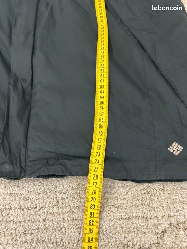 Imper Long Homme Noir Taille XL - Occasion Très Bon état