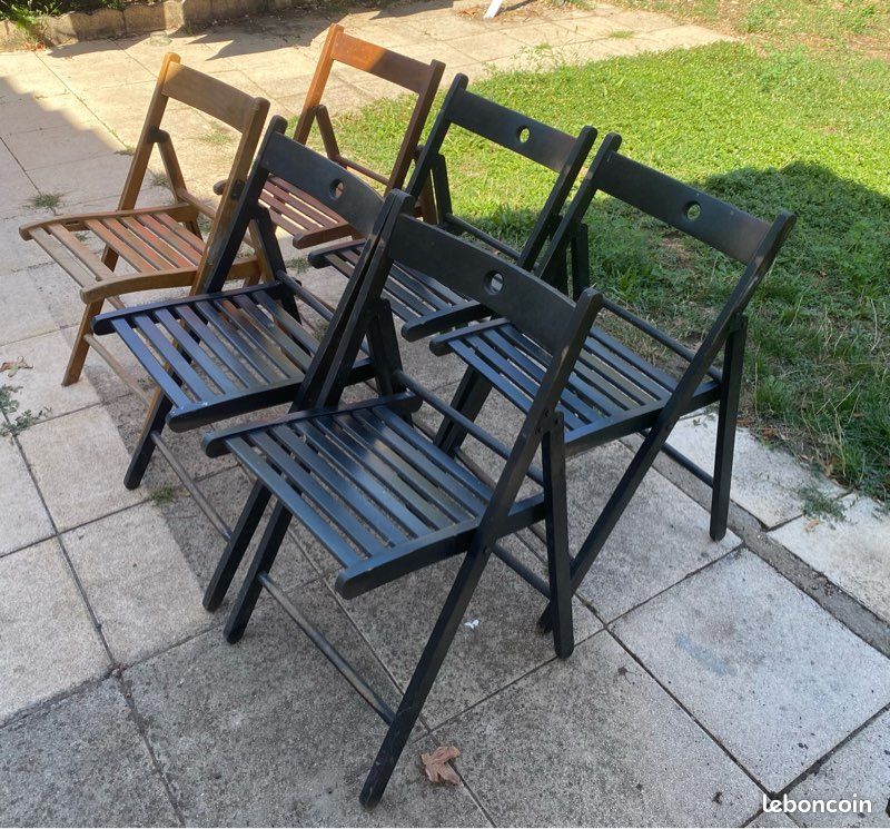 Lot de 6 chaises en bois (image 1)