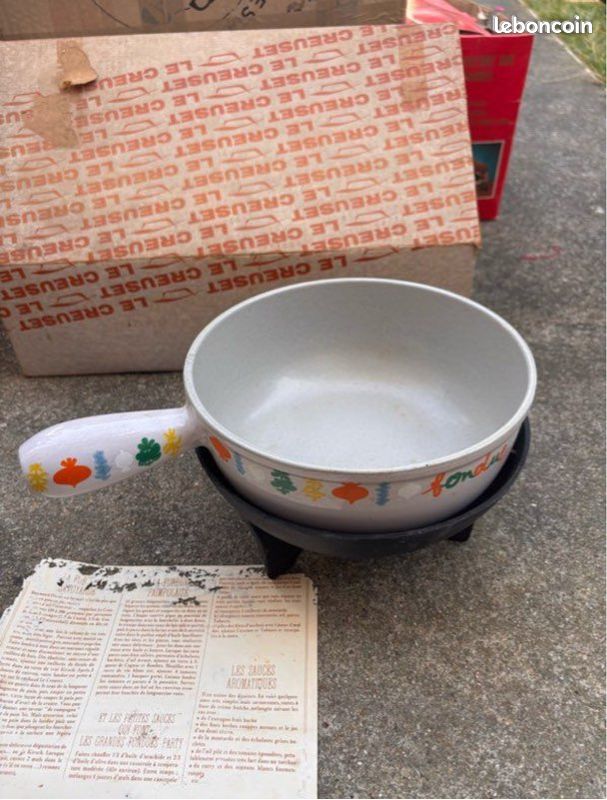 Troc Echange Service à Fondue Savoyarde De Marque Creuset Neuf Encore Dans Son Emballage D  Origine Annonce 846245