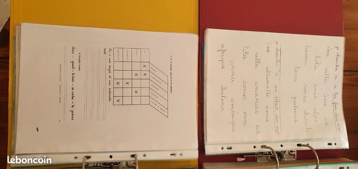 2 classeurs fiches lecture CP-CE1 (image 4)