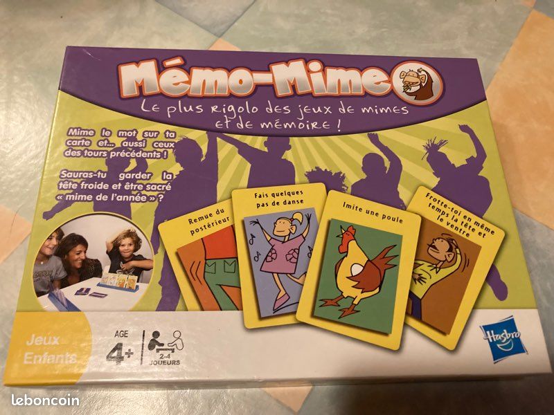 Lot 3 jeux sociétés - mémo mimes - monkey business - l’œuf a dit (image 4)