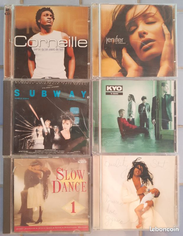 6 CD Corneille Jenifer Subway Kyo Slow Dance Doc Gyneco (image 1)