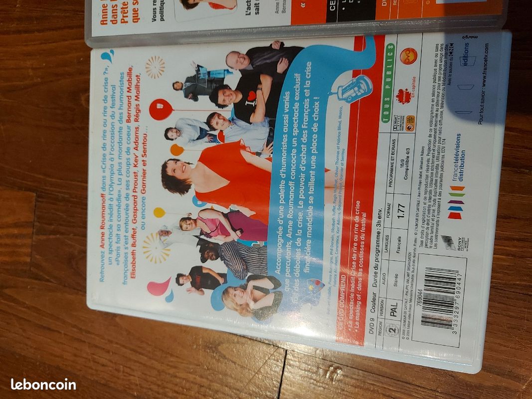 Lot 3 DvD Anne Roumanoff (image 4)