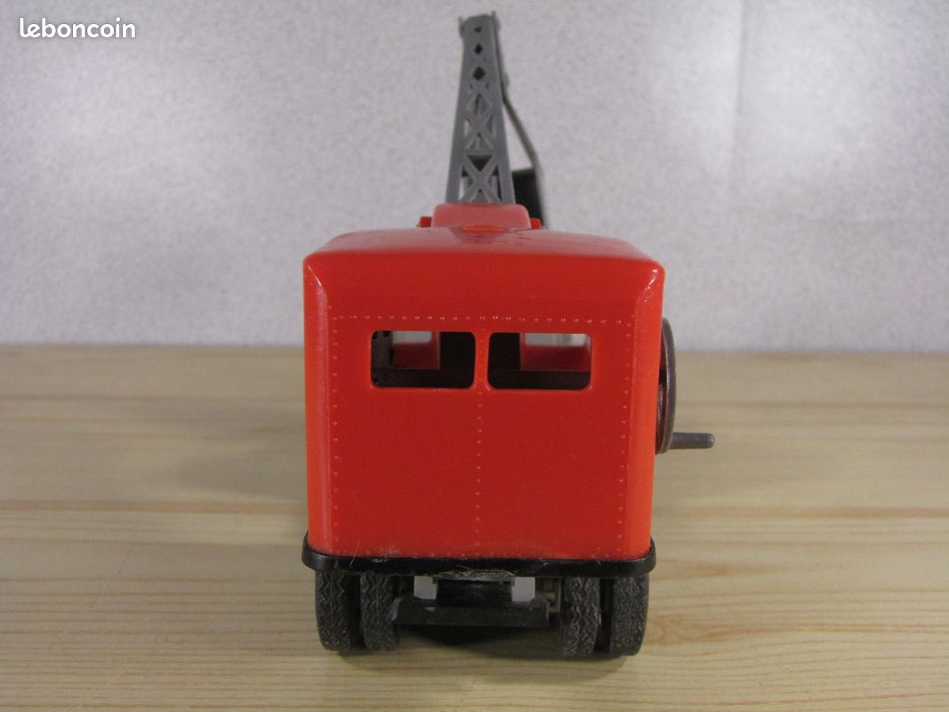 Ancien Norev Plastique N-114 Camion Berliet Tbo 15 Pelle Mécanique 1/43