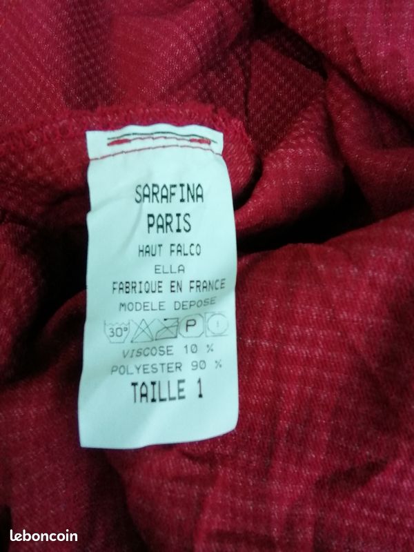 Tunique rouge Sarafina état neuf (image 8)