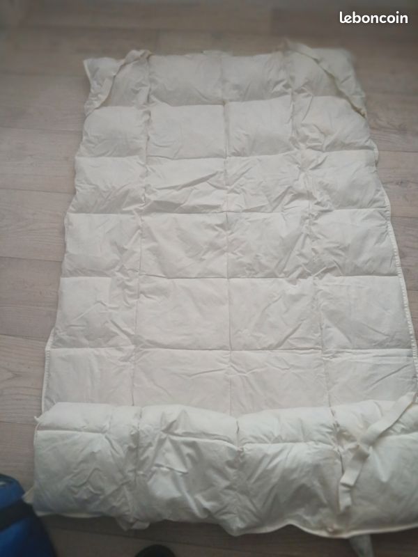 Surmatelas en plumes pour lit parapluie (image 1)