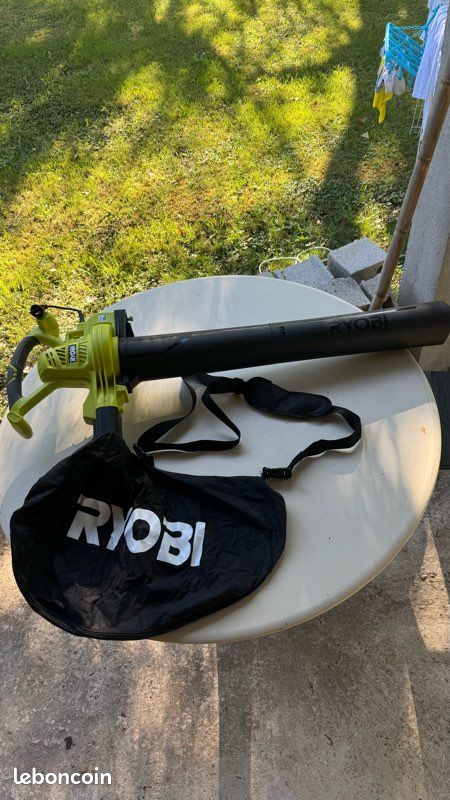 Aspirateur Souffleur Broyeur Ryobi 3000W – Très bon état (avec boîte) (image 7)