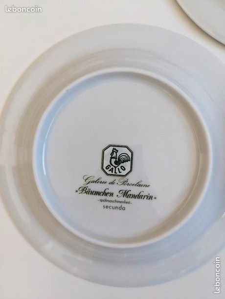 Service café Villeroy & Boch GALLO – décor mandariniers – vintage années 90 (image 7)