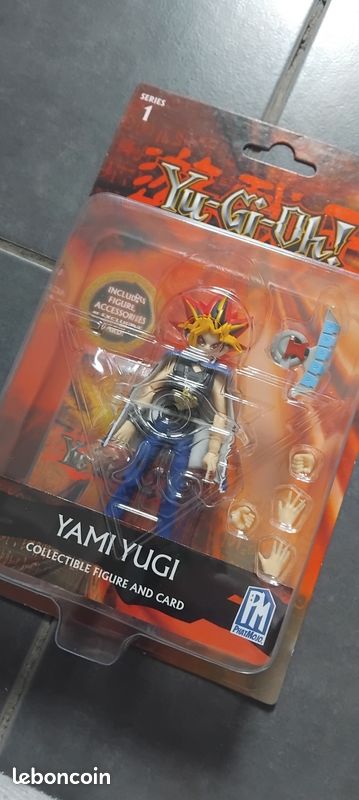 Figurine Yami Yugi Yu-Gi-Oh PhatMojo Série 1 – Articulée – Neuf Sous Blister (image 9)