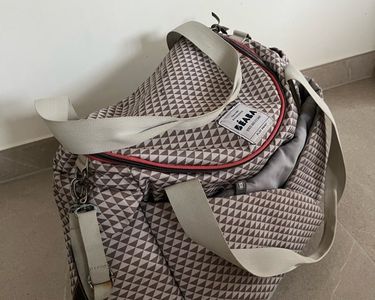 Sac à langer Sydney II BEABA gris imprimé Équipement bébé