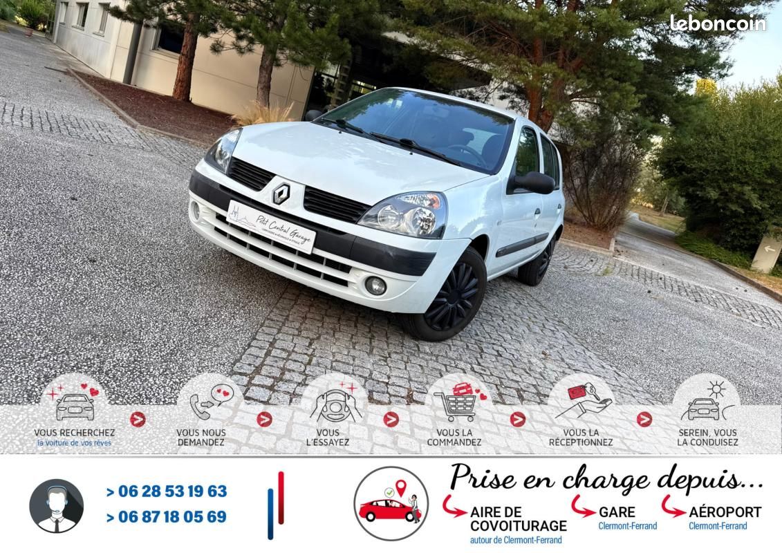 Renault Clio 1.2 16v 75cv Authentique Confort*90 000Km*Véhicule Sous Garantie*Ct Révision Kit Dis... (image 3)