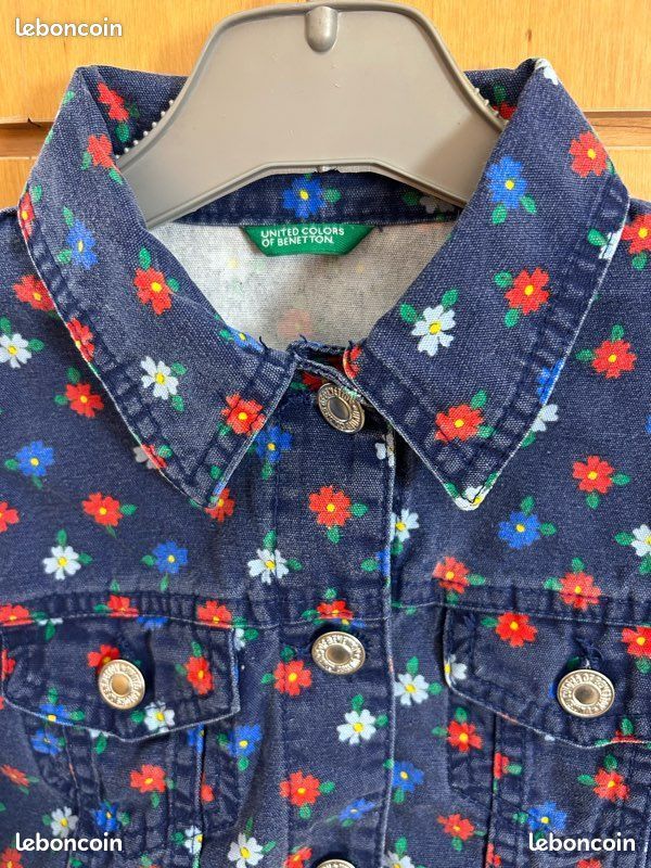 Veste United Colors Of Benetton Enfant Taille 6-7 Ans - Gris, Excellent état
