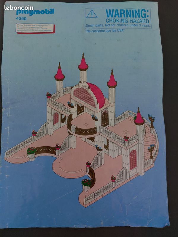 Très grand château de princesse Playmobil 4250 avec son grand jardin et ses calèches, figurines, accessoires (image 17)