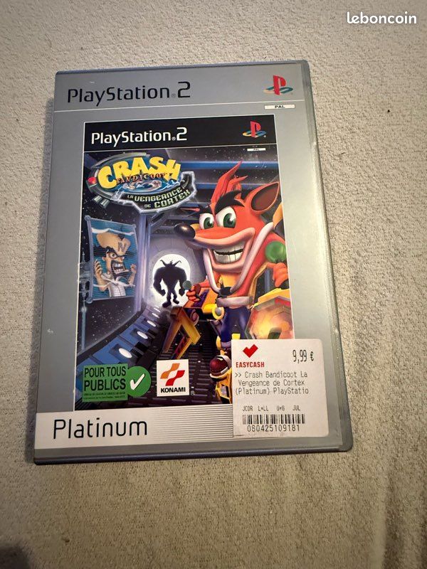 Avis Crash Bandicoot : La Vengeance de Cortex sur PlayStation 2