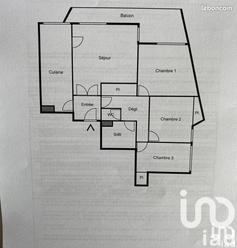 Appartement a louer tremblay-en-france - 4 pièce(s) - 82 m2 - Surfyn