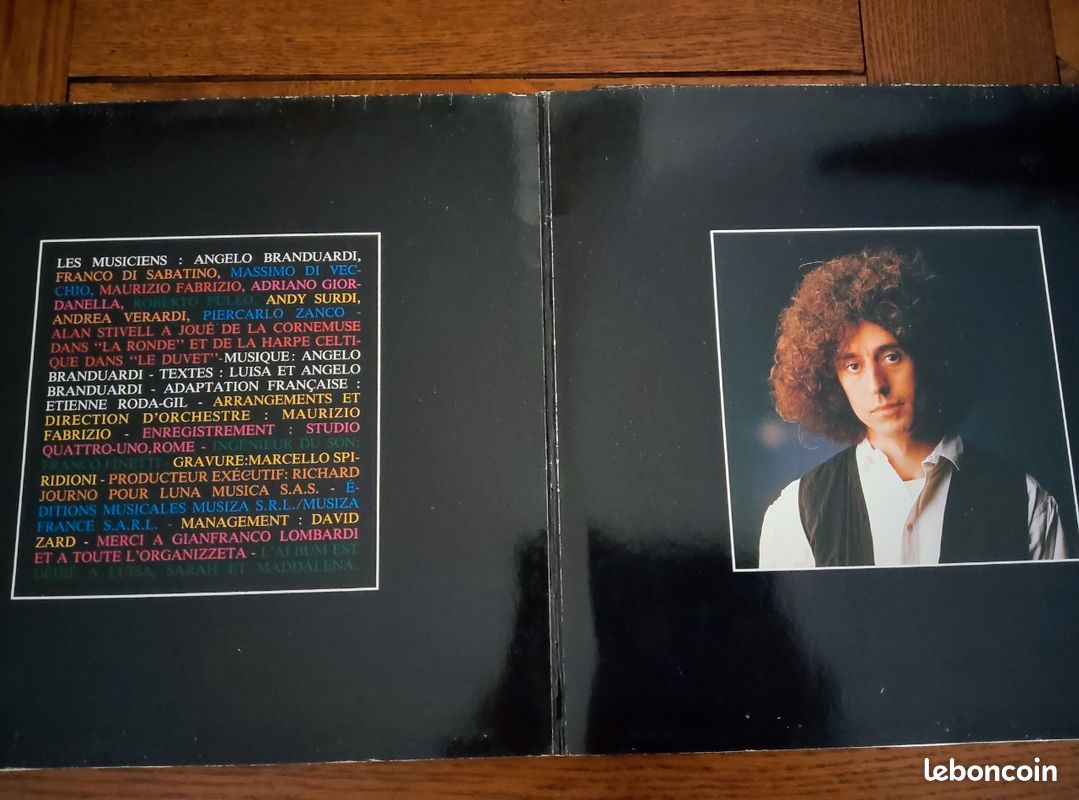 Vinyl Angelo Branduardi " tout l'or du monde" 1983 (image 2)