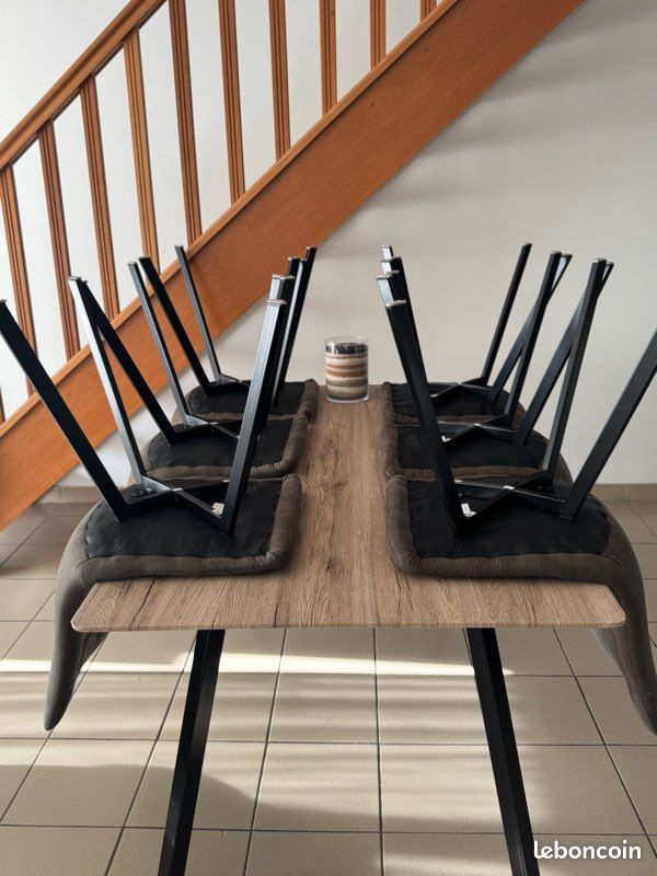 Table à manger + 6 chaises (image 6)
