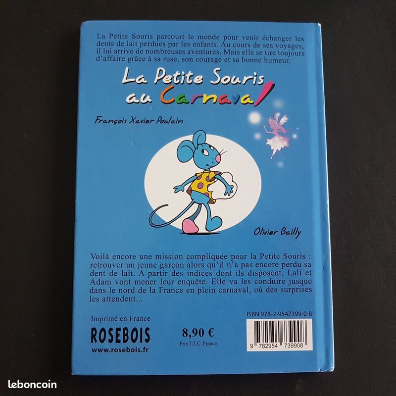 Livre LA PETITE SOURIS AU CARNAVAL éditions Rosebois (image 4)