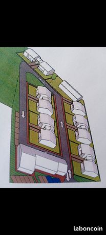 Terrain lotissable pour construire 12 maisons